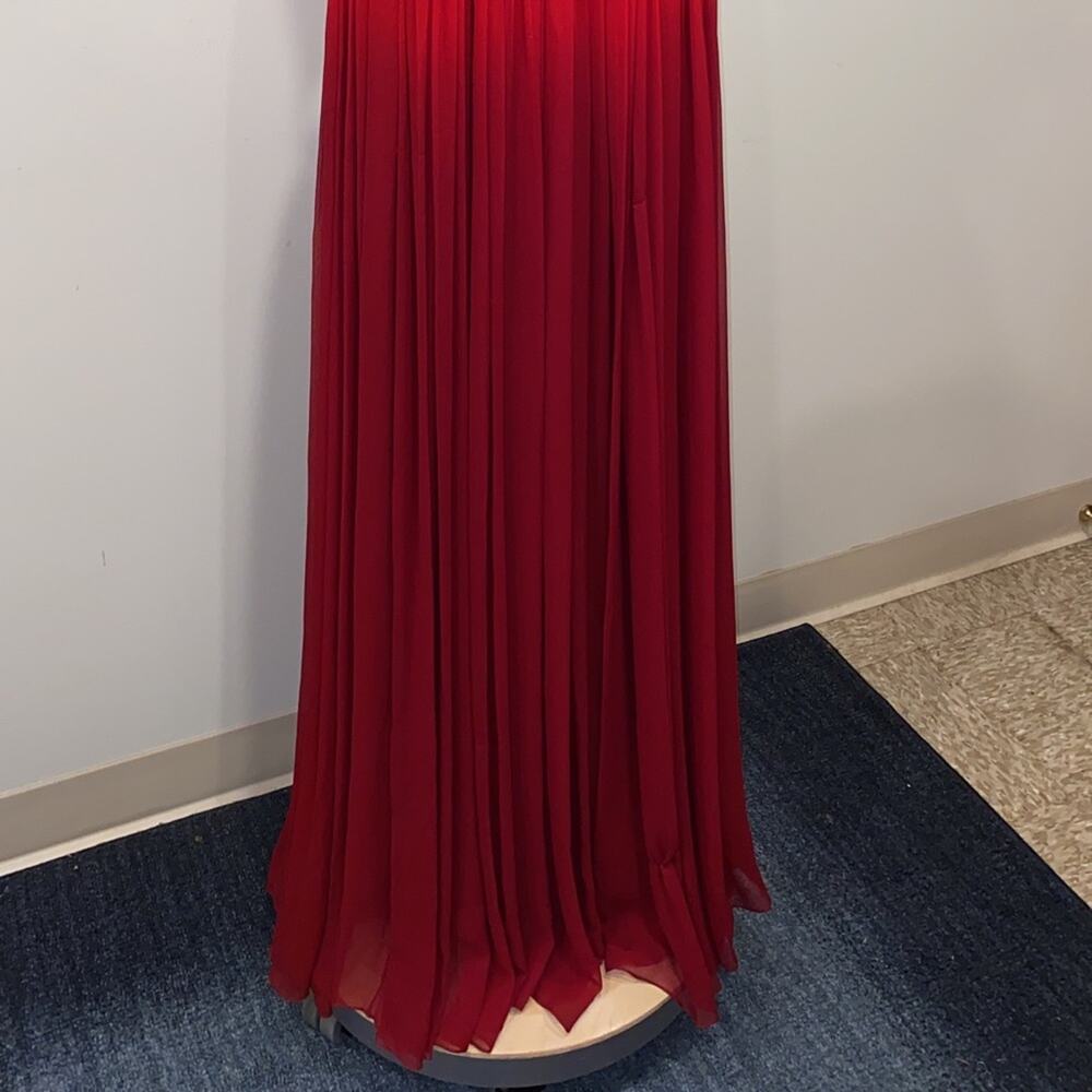 Oscar De La Renta Scarlet Long Dress - Picture 5 of 16
